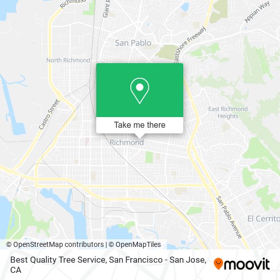 Best Quality Tree Service map