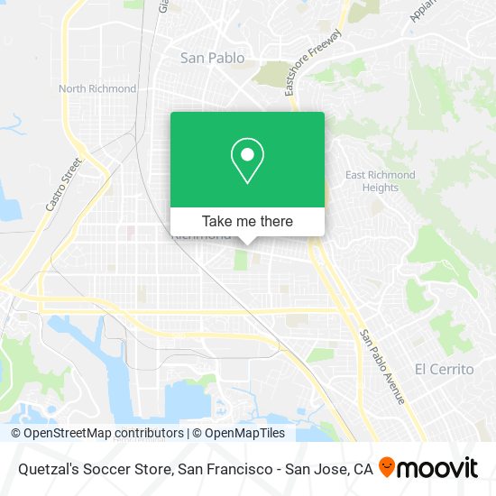 Mapa de Quetzal's Soccer Store