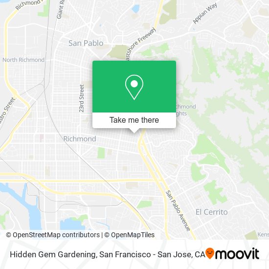 Hidden Gem Gardening map