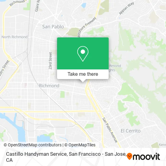 Castillo Handyman Service map