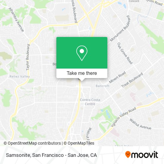 Samsonite map