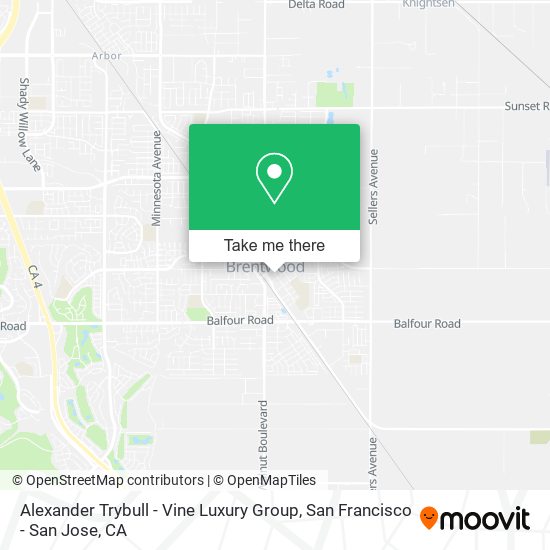 Alexander Trybull - Vine Luxury Group map