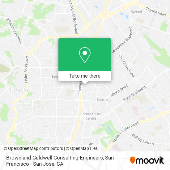 Mapa de Brown and Caldwell Consulting Engineers