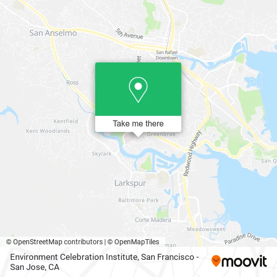 Environment Celebration Institute map