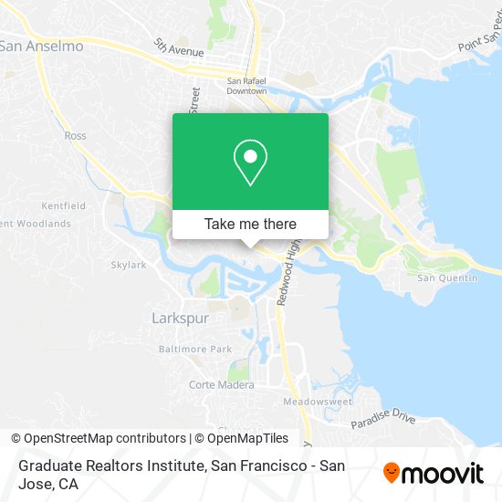 Mapa de Graduate Realtors Institute