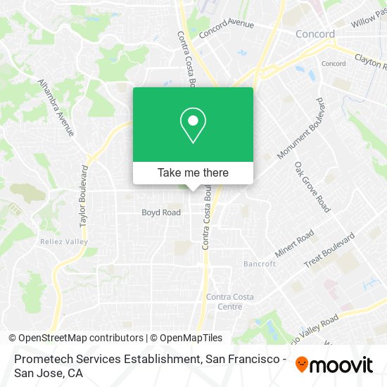 Prometech Services Establishment map