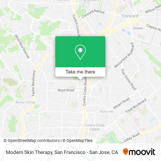 Modern Skin Therapy map