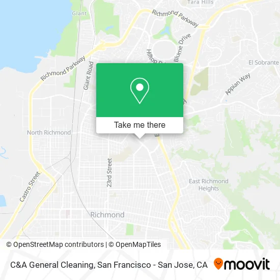 Mapa de C&A General Cleaning