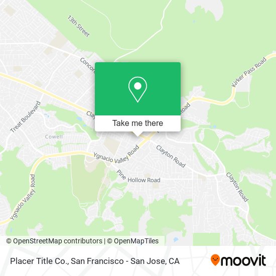 Placer Title Co. map