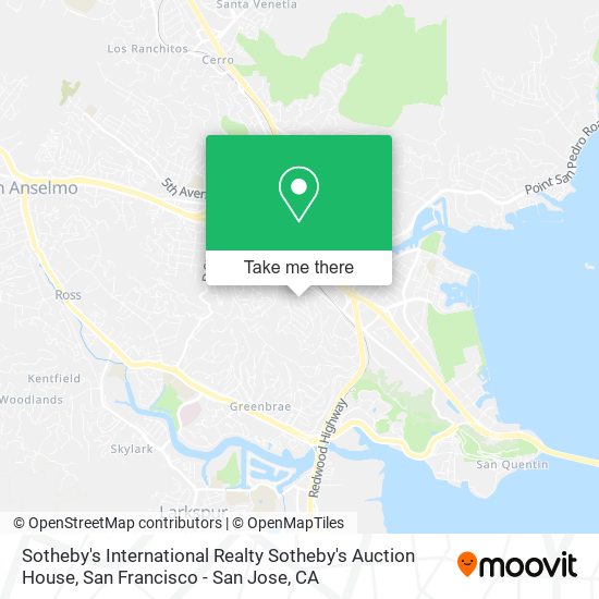 Sotheby's International Realty Sotheby's Auction House map