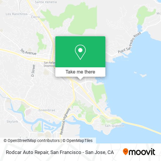 Rodcar Auto Repair map