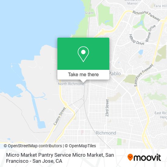 Mapa de Micro Market Pantry Service Micro Market