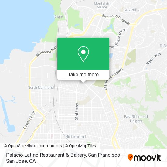 Mapa de Palacio Latino Restaurant & Bakery