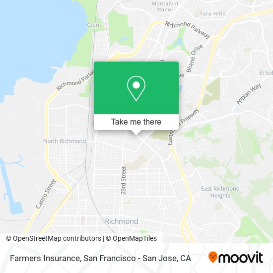 Farmers Insurance map