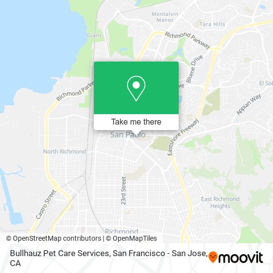 Bullhauz Pet Care Services map