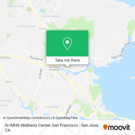 Sr/MHS Wellness Center map