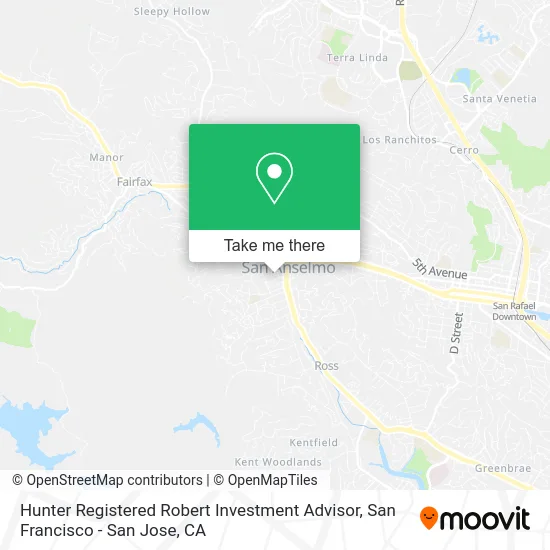 Hunter Registered Robert Investment Advisor map