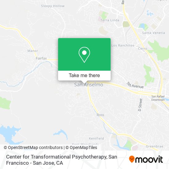 Mapa de Center for Transformational Psychotherapy