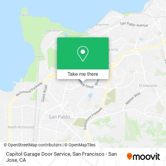 Capitol Garage Door Service map