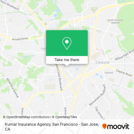 Mapa de Kumar Insurance Agency