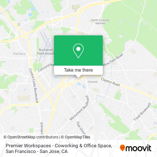 Mapa de Premier Workspaces - Coworking & Office Space