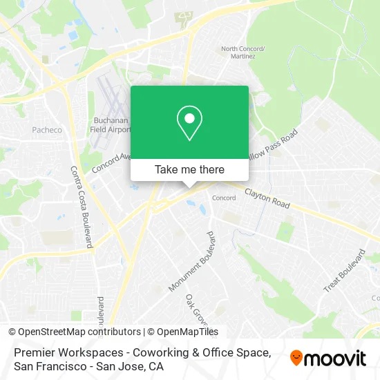 Premier Workspaces - Coworking & Office Space map