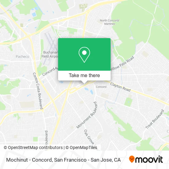 Mapa de Mochinut - Concord