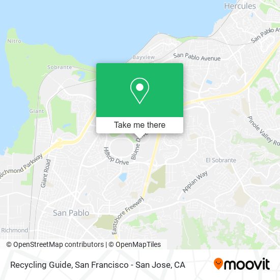 Recycling Guide map