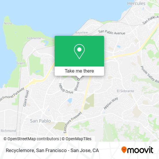 Recyclemore map