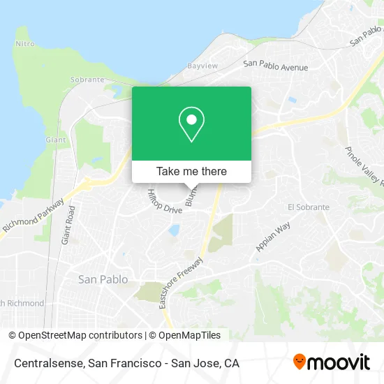 Mapa de Centralsense