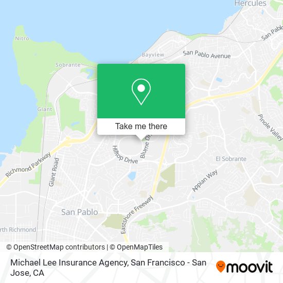 Mapa de Michael Lee Insurance Agency
