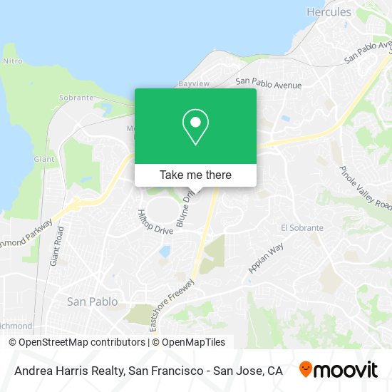 Andrea Harris Realty map