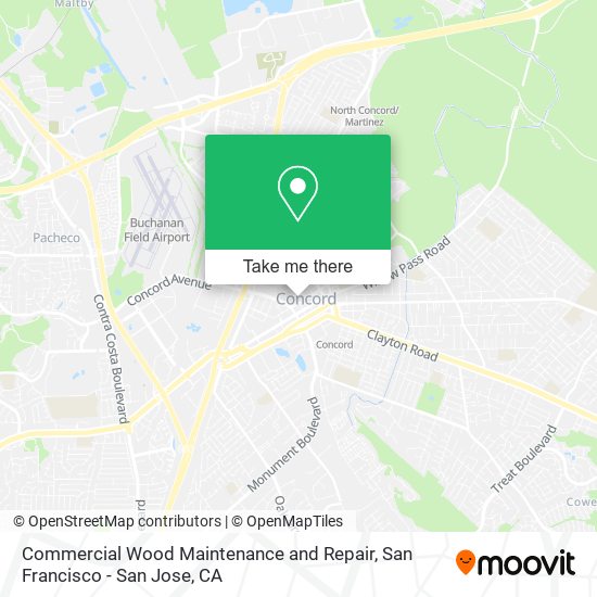 Commercial Wood Maintenance and Repair map