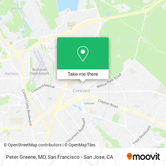 Peter Greene, MD map