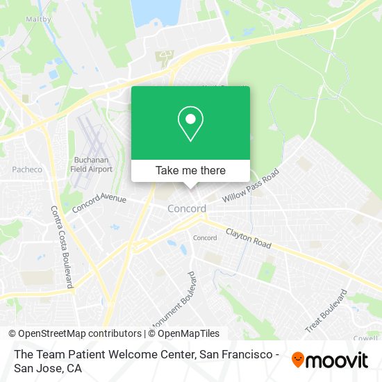 Mapa de The Team Patient Welcome Center