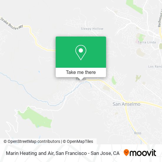 Mapa de Marin Heating and Air