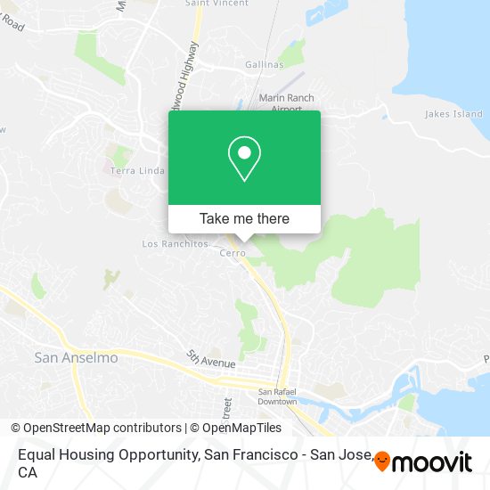 Mapa de Equal Housing Opportunity