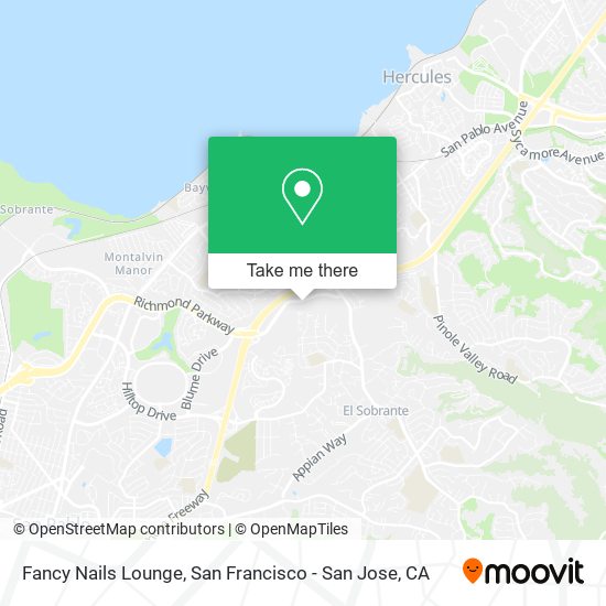 Fancy Nails Lounge map