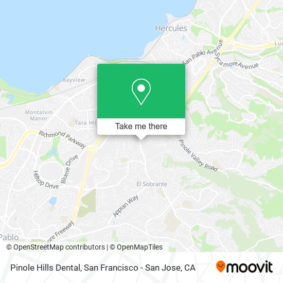 Mapa de Pinole Hills Dental