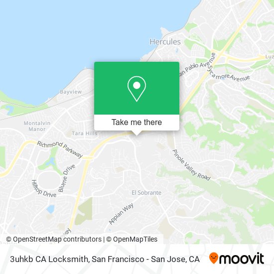 3uhkb CA Locksmith map