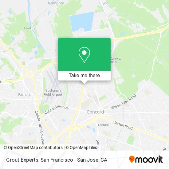 Grout Experts map