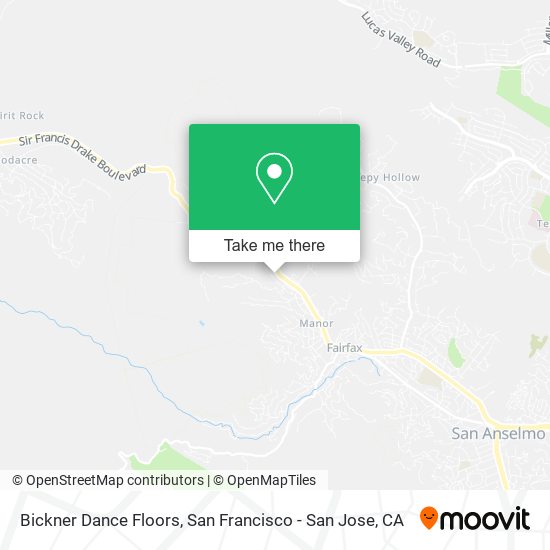 Mapa de Bickner Dance Floors