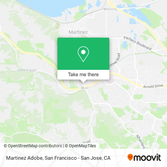 Mapa de Martinez Adobe