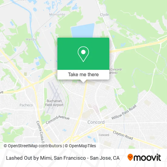 Lashed Out by Mimi map