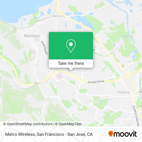 Metro Wireless map