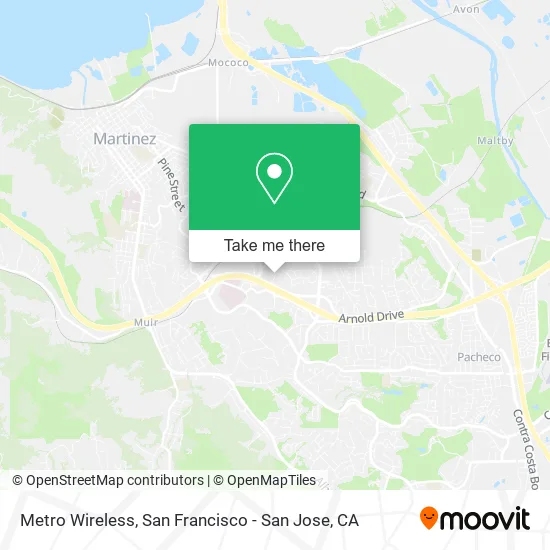 Mapa de Metro Wireless
