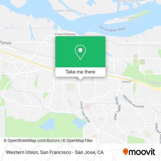 Western Union map