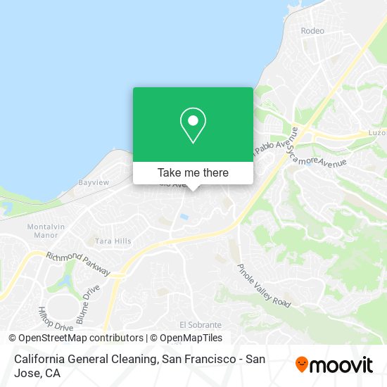 California General Cleaning map