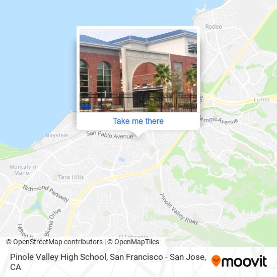 Pinole Valley High School map