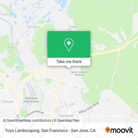 Toys Landscaping map
